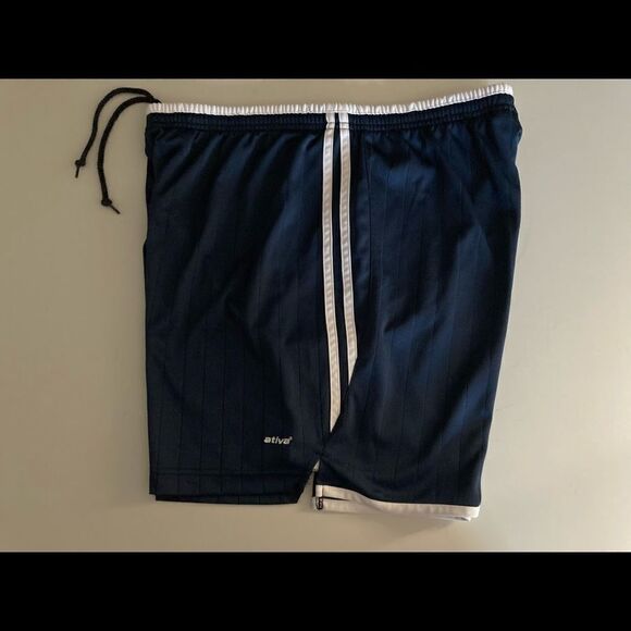 ATIVA, Women’s Athletic shorts, Sz L, Blue &white‎ - Picture 6 of 14